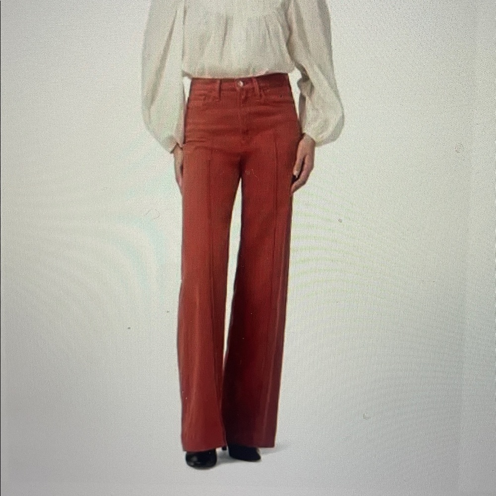 Joe’s the Mia high-rise wide leg jeans in burnt henna nwot